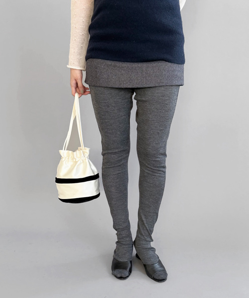 EDIT. FOR LULU(エディットフォールル)の「《追加》【PAN/パン】SCHONHERR FLANNEL MINI SKIRT(スカート・レディース・ブラウン/チャコールグレー・FREE)」の3枚目の写真