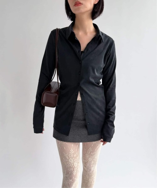 EDIT. FOR LULU(エディットフォールル)の「《追加》【PAN/パン】SCHONHERR FLANNEL MINI SKIRT(スカート・レディース・ブラウン/チャコールグレー・FREE)」の7枚目の写真