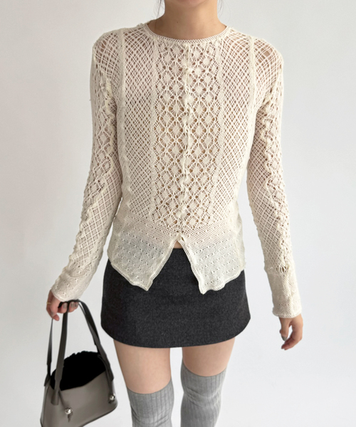 EDIT. FOR LULU(エディットフォールル)の「《追加》【PAN/パン】SCHONHERR FLANNEL MINI SKIRT(スカート・レディース・ブラウン/チャコールグレー・FREE)」の13枚目の写真