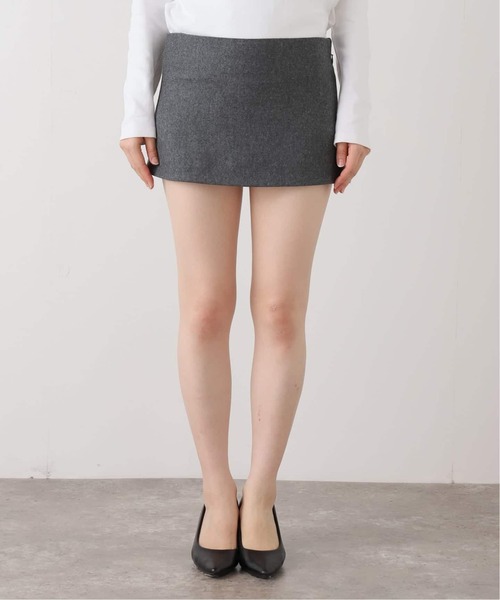 EDIT. FOR LULU(エディットフォールル)の「《追加》【PAN/パン】SCHONHERR FLANNEL MINI SKIRT(スカート・レディース・ブラウン/チャコールグレー・FREE)」の19枚目の写真
