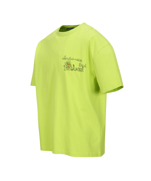 ADSB ANDERSSON BELL(アンダースンベル)の「(エッセンシャル) ユニセックス サン ダンス Tシャツ atb1403u(LIME)(Tシャツ/カットソー・レディース・その他・X-LARGE/LARGE/MEDIUM/SMALL/X-SMALL)」の3枚目の写真