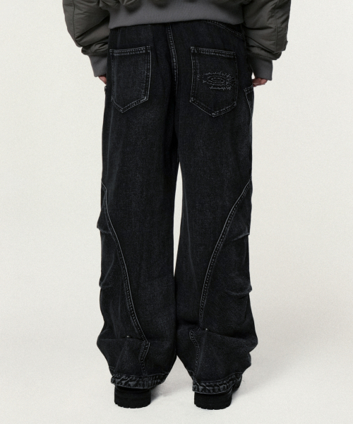 Dimension Denim Pants Black（デニムパンツ）｜IDWS
