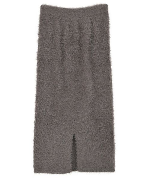 Green　Parks（グリーンパークス）の「シャギーニットスカート（スカート・レディース・アイボリー/チャコールグレー・FREE）」の11枚目の写真