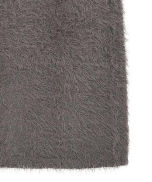 Green　Parks（グリーンパークス）の「シャギーニットスカート（スカート・レディース・アイボリー/チャコールグレー・FREE）」の8枚目の写真