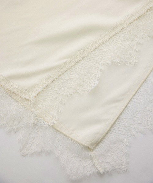 SALON adam et rope'（サロン アダム エ ロペ）の「フレンチレースパネルスカート（スカート・レディース・オフホワイト/ブラック・FREE）」の13枚目の写真