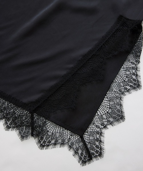 SALON adam et rope'（サロン アダム エ ロペ）の「フレンチレースパネルスカート（スカート・レディース・オフホワイト/ブラック・FREE）」の14枚目の写真