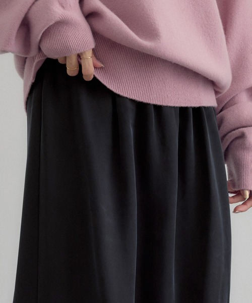 SALON adam et rope'（サロン アダム エ ロペ）の「フレンチレースパネルスカート（スカート・レディース・オフホワイト/ブラック・FREE）」の16枚目の写真