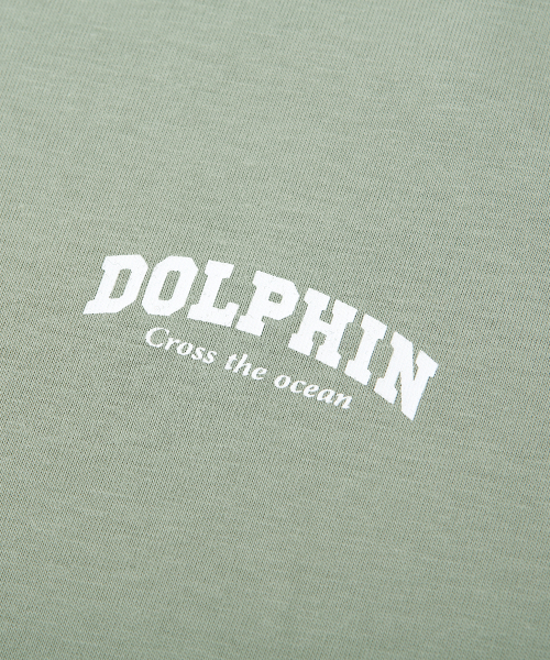 DOLPHIN WAVE APPAREL（ドルフィンウェーブアパレル）の「[2パック]ドルフィンアーチロゴTシャツ ホワイト ライトカーキ（Tシャツ/カットソー・メンズ・その他・MEDIUM/LARGE）」の13枚目の写真