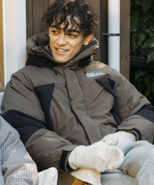 ⭐️夏季限定値下価格⭐️ファーストダウン 別注パネルショートダウン / type1 セール】FIRST DOWN/ファーストダウン 別注 パネルショートダウン