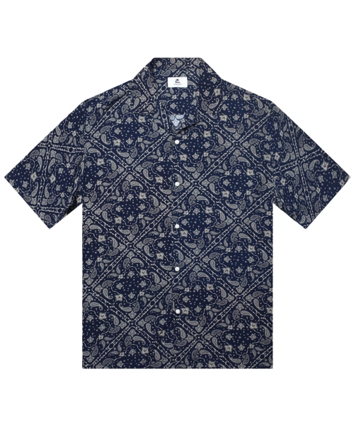 THESHIRTHOUSE(ザシャツハウス)の「ハワイアンシャツ ペイズリー-ネイビー(シャツ/ブラウス・メンズ・ネイビー・1/2)」の1枚目の写真