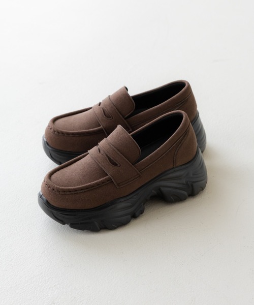 LOWRYS FARM(ローリーズファーム)の「ボリュームローファー 634544(ローファー・レディース・ブラック/ブラウン/ブラウン系その他3・MEDIUM/LARGE)」の3枚目の写真