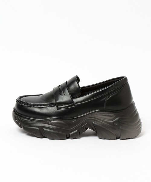 LOWRYS FARM(ローリーズファーム)の「ボリュームローファー 634544(ローファー・レディース・ブラック/ブラウン/ブラウン系その他3・MEDIUM/LARGE)」の6枚目の写真