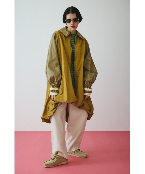 HeRIN.CYE（ヘリンドットサイ）の「A-line bicolor blouson Aライン