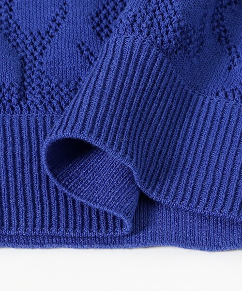BEAMS(ビームス)の「12ゲージ メッシュポロシャツ(ポロシャツ・メンズ・ライトグレー/ロイヤルブルー・S/M/L/XL)」の15枚目の写真