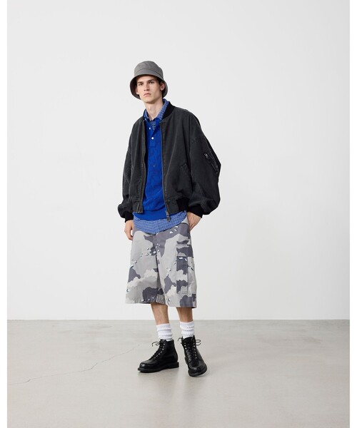 BEAMS(ビームス)の「12ゲージ メッシュポロシャツ(ポロシャツ・メンズ・ライトグレー/ロイヤルブルー・S/M/L/XL)」の16枚目の写真