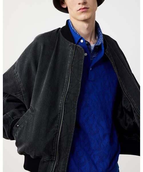 BEAMS(ビームス)の「12ゲージ メッシュポロシャツ(ポロシャツ・メンズ・ライトグレー/ロイヤルブルー・S/M/L/XL)」の17枚目の写真