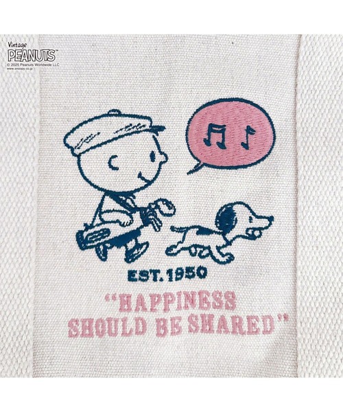 Vintage PEANUTS（ビンテージピーナッツ）の「ルートート / IP.デリ.ピーナッツ-0X（トートバッグ・レディース・グリーン/グレー/ホワイト系その他・FREE）」の5枚目の写真