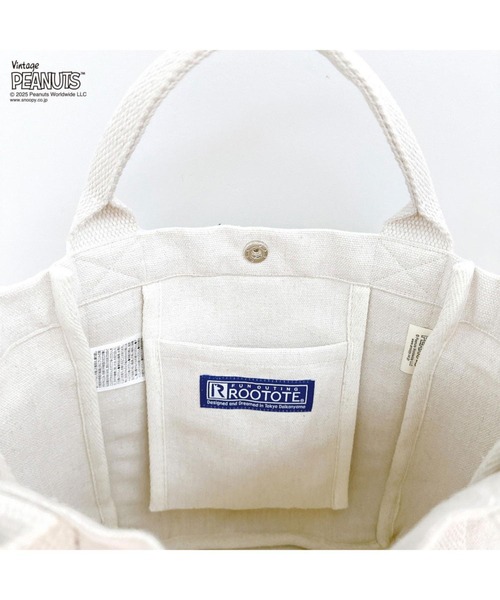 Vintage PEANUTS（ビンテージピーナッツ）の「ルートート / IP.デリ.ピーナッツ-0X（トートバッグ・レディース・グリーン/グレー/ホワイト系その他・FREE）」の9枚目の写真