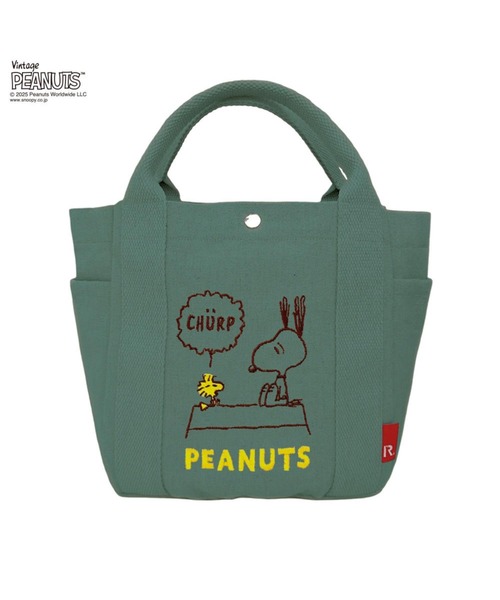 Vintage PEANUTS（ビンテージピーナッツ）の「ルートート / IP.デリ.ピーナッツ-0X（トートバッグ・レディース・グリーン/グレー/ホワイト系その他・FREE）」の13枚目の写真