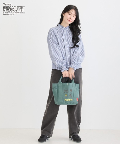 Vintage PEANUTS（ビンテージピーナッツ）の「ルートート / IP.デリ.ピーナッツ-0X（トートバッグ・レディース・グリーン/グレー/ホワイト系その他・FREE）」の14枚目の写真