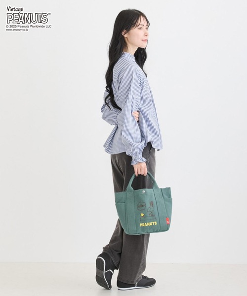 Vintage PEANUTS（ビンテージピーナッツ）の「ルートート / IP.デリ.ピーナッツ-0X（トートバッグ・レディース・グリーン/グレー/ホワイト系その他・FREE）」の15枚目の写真