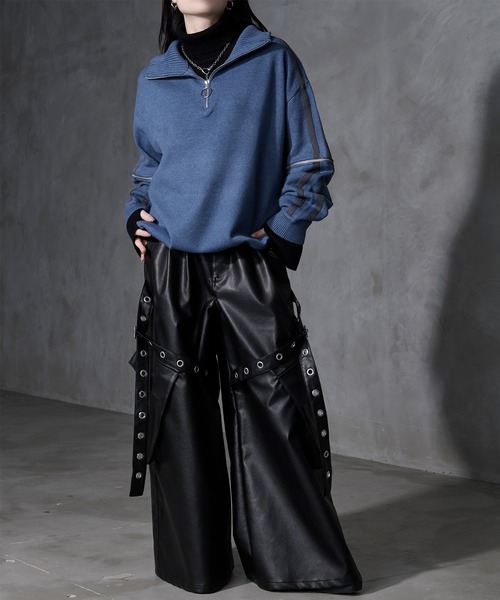 Ellno Loset(エルノロゼット)の「【Ryoooコラボ】ゴウヒハトメベルトカーゴパンツ(カーゴパンツ・メンズ・ブラック・SMALL/LARGE/MEDIUM)」の10枚目の写真