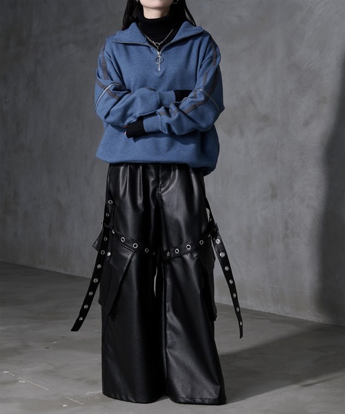 Ellno Loset(エルノロゼット)の「【Ryoooコラボ】ゴウヒハトメベルトカーゴパンツ(カーゴパンツ・メンズ・ブラック・SMALL/LARGE/MEDIUM)」の11枚目の写真