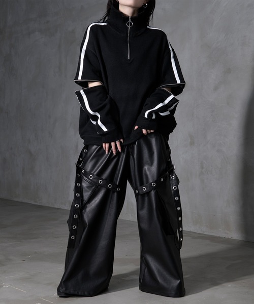 Ellno Loset(エルノロゼット)の「【Ryoooコラボ】ゴウヒハトメベルトカーゴパンツ(カーゴパンツ・メンズ・ブラック・SMALL/LARGE/MEDIUM)」の8枚目の写真