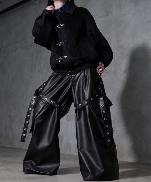 Ellno Loset(エルノロゼット)の「【Ryoooコラボ】ゴウヒハトメベルトカーゴパンツ(カーゴパンツ・メンズ・ブラック・SMALL/LARGE/MEDIUM)」の17枚目の写真