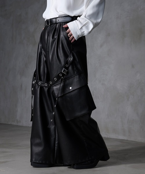 Ellno Loset(エルノロゼット)の「【Ryoooコラボ】ゴウヒハトメベルトカーゴパンツ(カーゴパンツ・メンズ・ブラック・SMALL/LARGE/MEDIUM)」の20枚目の写真