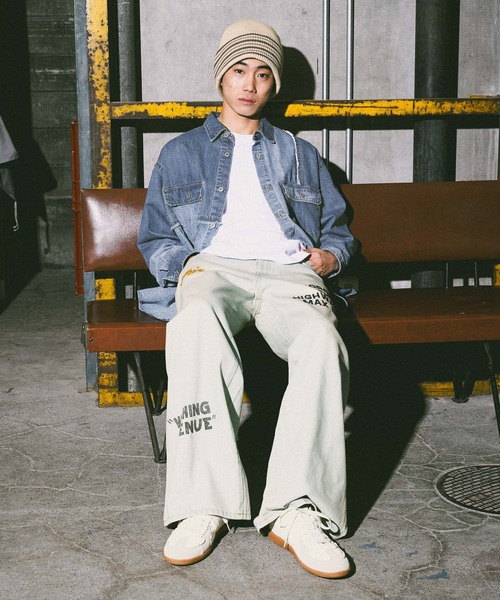 niko and...（ニコアンド）の「デニムパッチワークシャツ DENIM PATCHWORK SHIRT [niko and ...JEANS]（シャツ/ブラウス・メンズ・インディゴブルー/ブラック・MEDIUM/LARGE）」の8枚目の写真