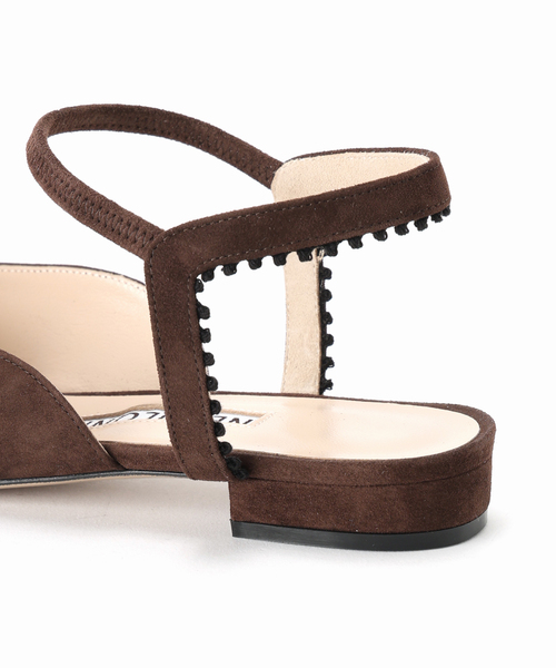 NEBULONI E（ネブローニ）の「NEBULONI.E ネブローニ Flat Sandal H;2,2cm Camo 7624（パンプス・レディース・ブラウン・39/38/36）」の8枚目の写真