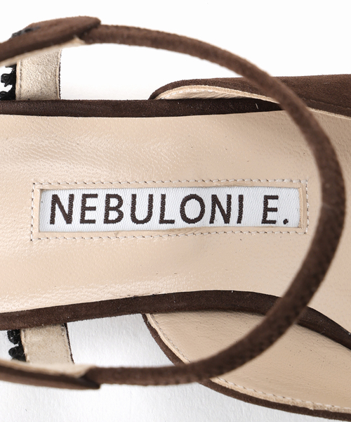 NEBULONI E（ネブローニ）の「NEBULONI.E ネブローニ Flat Sandal H;2,2cm Camo 7624（パンプス・レディース・ブラウン・39/38/36）」の10枚目の写真