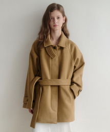 LENAV（ルナブ）の「esyカシミヤハーフコート（キャメル）（チェスターコート）」