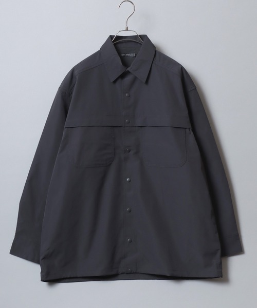ANPAS(アンパス)の「Stretch Ripstop Fishing Shirt / リップストップ ストレッチフィッシングシャツ ライトアウター オーバーシャツ メンズ ブルゾン(シャツ/ブラウス・メンズ・ブラック/カーキ・M/L/XL)」の6枚目の写真
