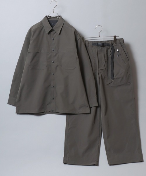 ANPAS(アンパス)の「Stretch Ripstop Fishing Shirt / リップストップ ストレッチフィッシングシャツ ライトアウター オーバーシャツ メンズ ブルゾン(シャツ/ブラウス・メンズ・ブラック/カーキ・M/L/XL)」の22枚目の写真