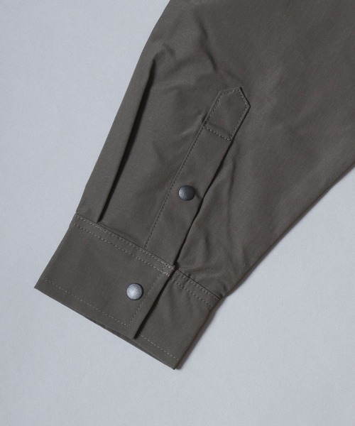 ANPAS(アンパス)の「Stretch Ripstop Fishing Shirt / リップストップ ストレッチフィッシングシャツ ライトアウター オーバーシャツ メンズ ブルゾン(シャツ/ブラウス・メンズ・ブラック/カーキ・M/L/XL)」の17枚目の写真