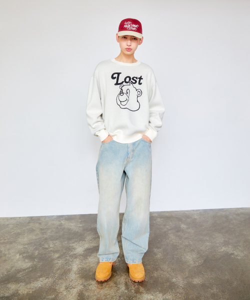 LMCの「BEAR FACE KNIT SWEATER ivory（ニット/セーター・レディース・その他・S/M/L）」の2枚目の写真