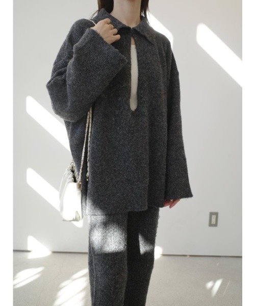 amel(エイメル)の「リラックスニットセットアップ / チャコール(デニムパンツ・レディース・チャコールグレー・FREE)」の21枚目の写真