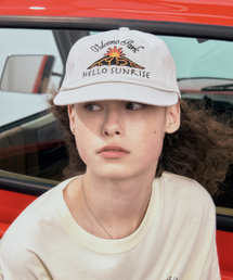 Volcano Logo Relaxed Fit 6P Cap_Warm Gray