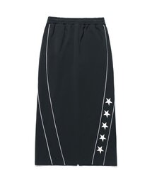 ISTKUNST（イストクンスト）の「JERSEY PIPING LONG SKIRT _BLACK(IK2DFFPA90A)（スカート）」