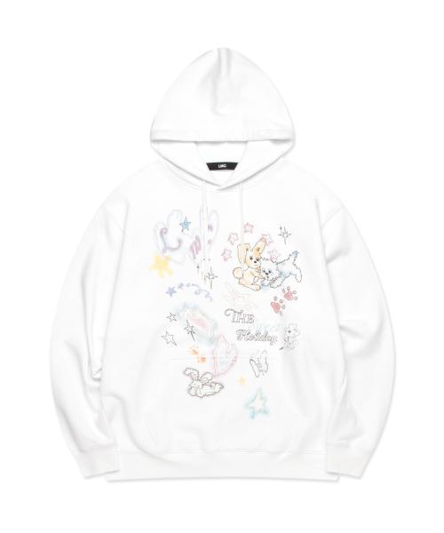 LMCの「SKETCH DOODLE HOODIE off white(パーカー・レディース・その他・XL)」の1枚目の写真