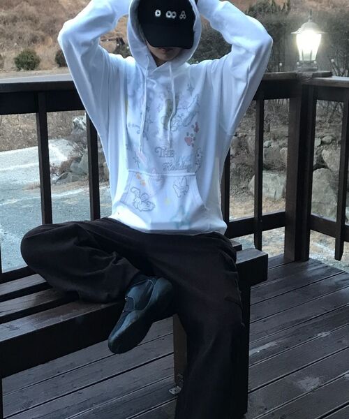LMCの「SKETCH DOODLE HOODIE off white(パーカー・レディース・その他・XL)」の15枚目の写真