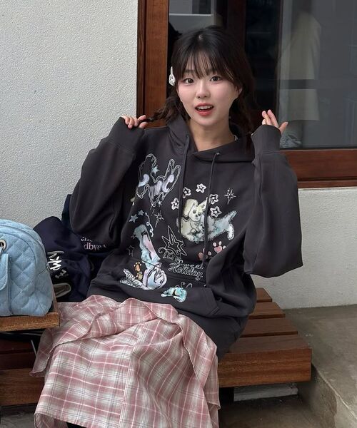 LMCの「SKETCH DOODLE HOODIE off white(パーカー・レディース・その他・XL)」の11枚目の写真