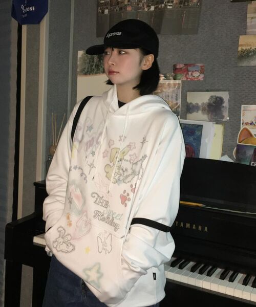 LMCの「SKETCH DOODLE HOODIE off white(パーカー・レディース・その他・XL)」の6枚目の写真