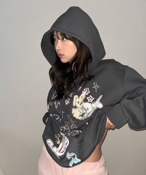 LMCの「SKETCH DOODLE HOODIE off white(パーカー・レディース・その他・XL)」の8枚目の写真