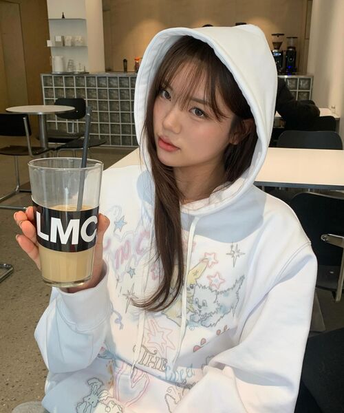 LMCの「SKETCH DOODLE HOODIE off white(パーカー・レディース・その他・XL)」の2枚目の写真