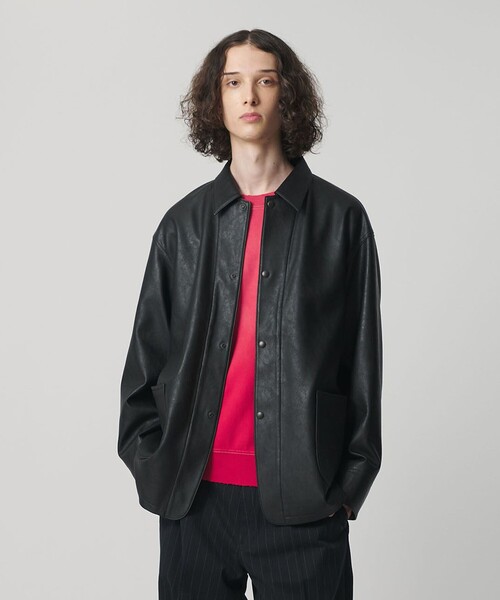 レザーライク カバーオール（ブルゾン）｜MONKEY TIME（モンキータイム