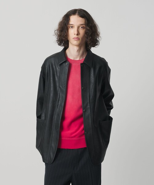 レザーライク カバーオール（ブルゾン）｜MONKEY TIME（モンキータイム