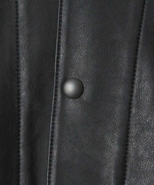 MONKEY TIME（モンキータイム）の「レザーライク カバーオール（ブルゾン・メンズ・ブラック・XL/L/M/S）」の15枚目の写真